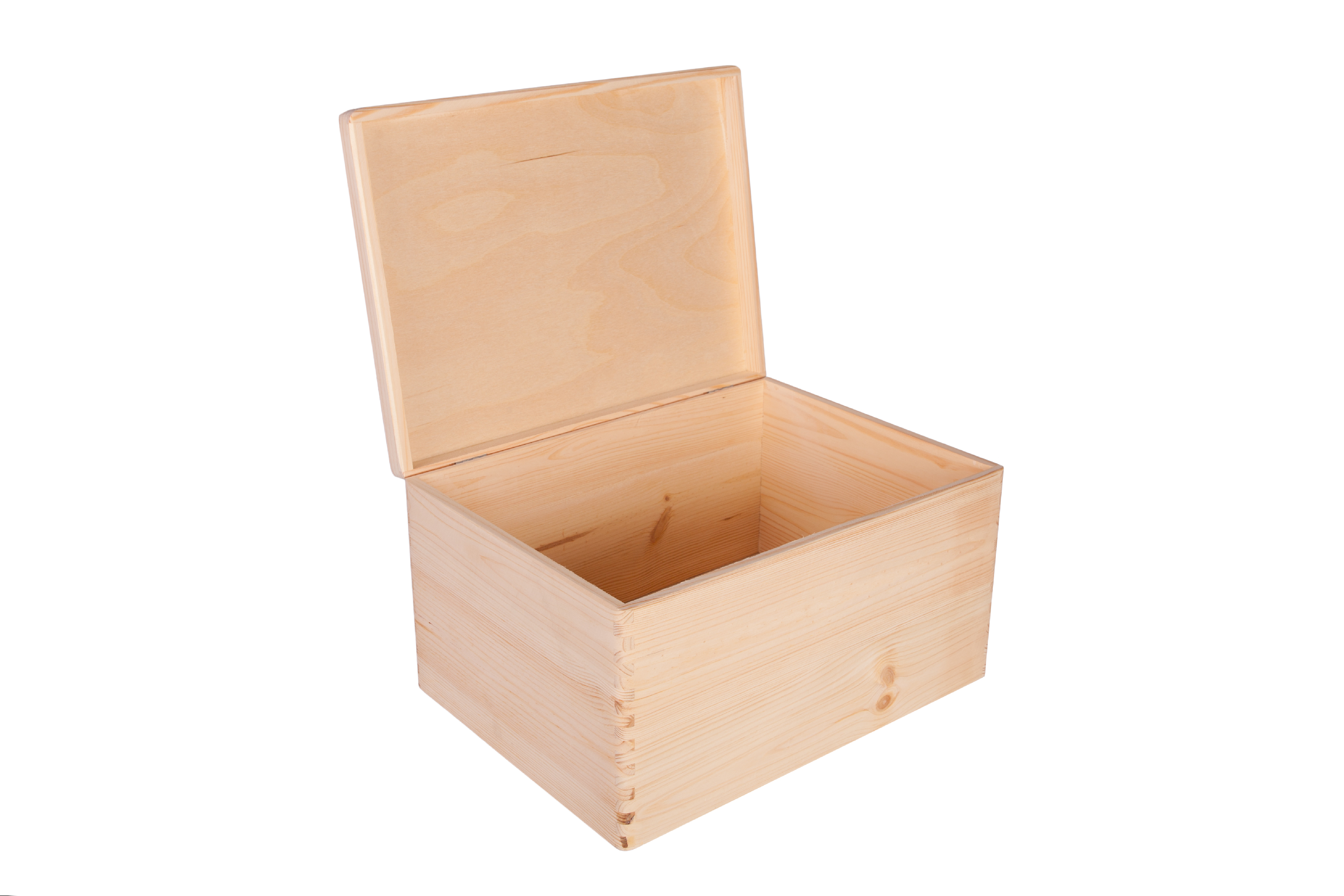 Skrzynka drewniana z wiekiem 30x20cm bez uchwytów PU0070