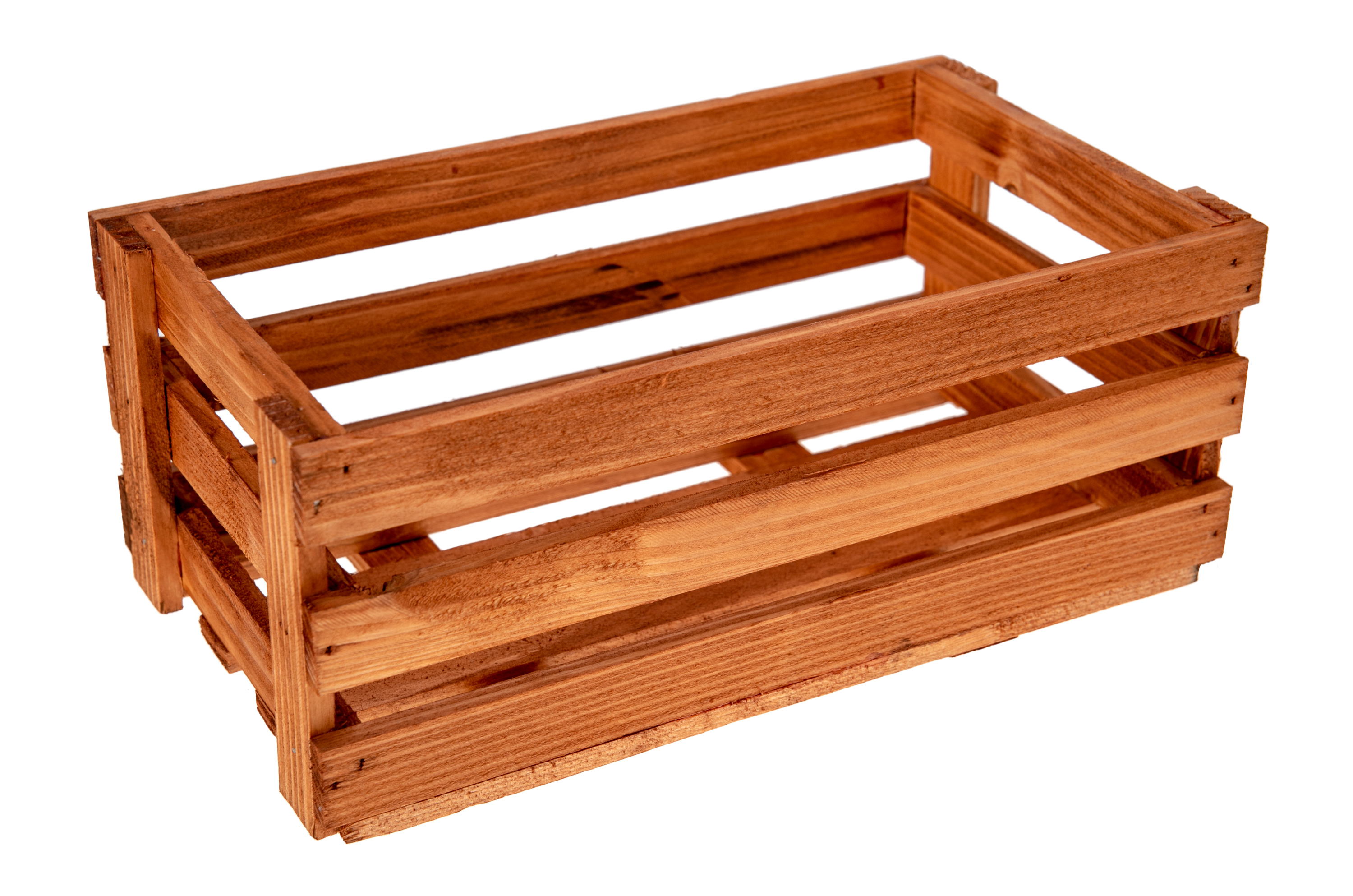 Skrzynka drewniana bejcowana, MAHOŃ JASNY 29x16,5cm PU0203